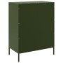 Olive green steel sideboard 68x39x89 cm by , Sideboards - Ref: Foro24-842986, Price: 198,00 €, Discount: %