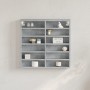 Vitrina de madera de ingeniería gris hormigón 60x8,5x58 cm de , Estantes y estanterías - Ref: Foro24-847964, Precio: 42,07 €,...