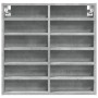 Engineered wood display case in gray concrete 60x8.5x58 cm by , Shelves and shelves - Ref: Foro24-847964, Price: 42,07 €, Dis...