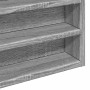 Engineered wood display case in Sonoma gray, 60x8.5x58 cm by , Shelves and shelves - Ref: Foro24-847966, Price: 43,22 €, Disc...