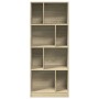 Engineered wood bookshelf in Sonoma oak, 57x28.5x141 cm by , Bookcases and shelves - Ref: Foro24-847998, Price: 83,31 €, Disc...