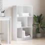 Engineered wood white shelf 57x28.5x141 cm by , Bookcases and shelves - Ref: Foro24-848003, Price: 65,99 €, Discount: %