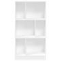 Engineered wood white shelf 57x28.5x141 cm by , Bookcases and shelves - Ref: Foro24-848003, Price: 65,99 €, Discount: %