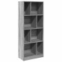 Estantería madera de ingeniería gris Sonoma 57x28,5x141 cm de , Librerías y estanterías - Ref: Foro24-848001, Precio: 79,30 €...