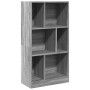 Estantería madera de ingeniería gris Sonoma 57x28,5x107,5 cm de , Librerías y estanterías - Ref: Foro24-848008, Precio: 65,41...