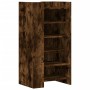 Shoe cabinet made of smoked oak engineered wood, 52x37.5x100 cm by , Shoe racks and shoe organizers - Ref: Foro24-848448, Pri...