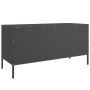 Schwarzer TV-Schrank aus Stahl, 100,5x39x50,5 cm. von , TV-Möbel - Ref: Foro24-842946, Preis: 117,68 €, Rabatt: %