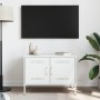 Mueble de TV de acero blanco 68x39x50,5 cm de , Muebles TV - Ref: Foro24-842944, Precio: 131,99 €, Descuento: %