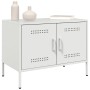 Mueble de TV de acero blanco 68x39x50,5 cm de , Muebles TV - Ref: Foro24-842944, Precio: 131,99 €, Descuento: %