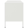 Mueble de TV de acero blanco 68x39x50,5 cm de , Muebles TV - Ref: Foro24-842944, Precio: 131,99 €, Descuento: %