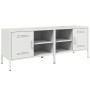 TV furniture 2 pieces white steel 68x39x50.5 cm by , TV Furniture - Ref: Foro24-843005, Price: 173,78 €, Discount: %