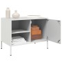 TV furniture 2 pieces white steel 68x39x50.5 cm by , TV Furniture - Ref: Foro24-843005, Price: 173,78 €, Discount: %