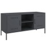 Mueble de TV de acero gris antracita 100,5x39x50,5 cm de , Muebles TV - Ref: Foro24-842990, Precio: 123,66 €, Descuento: %