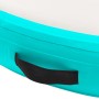 Aufblasbare Gymnastikmatte und Pumpe aus grünem PVC, 100 x 100 x 15 cm von vidaXL, Pilates und Yogamatten - Ref: Foro24-92708...