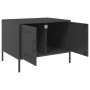 Mesa de centro acero laminado en frío negro 68x50x50,5 cm de , Mesas de centro - Ref: Foro24-843030, Precio: 143,99 €, Descue...