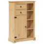 Armario de baño Corona madera maciza de pino 70x33x110 cm de , Muebles de baño - Ref: Foro24-4013403, Precio: 141,99 €, Descu...