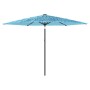 Garden umbrella with blue steel pole 288x288x225 cm by , Umbrellas - Ref: Foro24-4005106, Price: 95,84 €, Discount: %