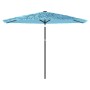 Garden umbrella with blue steel pole 288x288x225 cm by , Umbrellas - Ref: Foro24-4005106, Price: 95,84 €, Discount: %