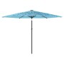 Garden umbrella with blue steel pole 288x288x225 cm by , Umbrellas - Ref: Foro24-4005106, Price: 95,84 €, Discount: %