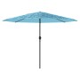 Garden umbrella with blue steel pole 324x324x247 cm by , Umbrellas - Ref: Foro24-4005110, Price: 112,13 €, Discount: %