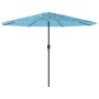 Garden umbrella with blue steel pole 324x324x247 cm by , Umbrellas - Ref: Foro24-4005110, Price: 112,13 €, Discount: %