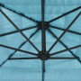 Garden umbrella with blue steel pole 324x324x247 cm by , Umbrellas - Ref: Foro24-4005110, Price: 112,13 €, Discount: %