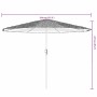 Garden umbrella with blue steel pole 324x324x247 cm by , Umbrellas - Ref: Foro24-4005110, Price: 112,13 €, Discount: %