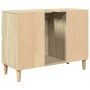 Plywood oak Sonoma bathroom cabinet 80x33x60 cm by , bathroom vanities - Ref: Foro24-849665, Price: 86,99 €, Discount: %