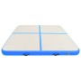 Aufblasbare Gymnastikmatte mit Pumpe, blaues PVC, 200 x 200 x 15 cm von vidaXL, Pilates und Yogamatten - Ref: Foro24-92698, P...