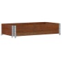 Solid pine wood pallet collar in brown, 100x50 cm. by , Loading platforms and pallets - Ref: Foro24-4010281, Price: 36,51 €, ...