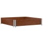 Solid pine wood pallet collar in brown, 100x100 cm. by , Loading platforms and pallets - Ref: Foro24-4010288, Price: 40,99 €,...