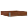 Solid pine wood pallet collar in brown, 100x100 cm. by , Loading platforms and pallets - Ref: Foro24-4010288, Price: 40,99 €,...