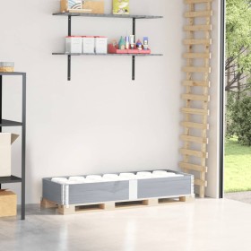 Solid gray pine wood pallet necklace 150x50 cm by , Loading platforms and pallets - Ref: Foro24-4010295, Price: 44,99 €, Disc...