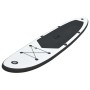 Schwarz-weißes aufblasbares Paddelbrett-Set von vidaXL, Paddleboards - Ref: Foro24-92730, Preis: 237,09 €, Rabatt: %