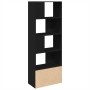 Estantería de madera de ingeniería negra 70x36x189 cm de , Librerías y estanterías - Ref: Foro24-3295318, Precio: 129,16 €, D...