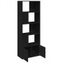 Engineered wood black shelf 70x36x189 cm by , Bookcases and shelves - Ref: Foro24-3295318, Price: 129,16 €, Discount: %