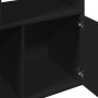 Engineered wood black shelf 70x36x189 cm by , Bookcases and shelves - Ref: Foro24-3295318, Price: 129,16 €, Discount: %