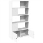 Estantería de madera de ingeniería blanca 100x36x189 cm de , Librerías y estanterías - Ref: Foro24-3295324, Precio: 154,30 €,...