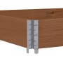 Solid pine wood pallet collar in brown, 150x100 cm. by , Loading platforms and pallets - Ref: Foro24-4010304, Price: 49,54 €,...