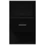 Wall-mounted bedside table with black LED lights by , Nightstands - Ref: Foro24-848159, Price: 70,59 €, Discount: %