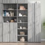 Hoher Schrank aus Sonoma-Eiche in Grau aus Ingenieurholz, 50x41x185 cm. von , Sideboards - Ref: Foro24-3281685, Preis: 129,25...