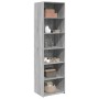 Aparador alto madera de ingeniería gris Sonoma 50x41x185 cm de , Aparadores - Ref: Foro24-3281685, Precio: 129,25 €, Descuent...