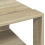 Center table made of Sonoma oak engineered wood, measuring 51.5x51.5x30 cm. by , Coffee table - Ref: Foro24-848138, Price: 40...