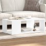 Weißer Couchtisch aus Holzwerkstoff 89,5x48x30 cm von , Couchtisch - Ref: Foro24-848150, Preis: 55,26 €, Rabatt: %