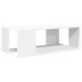 Mesa de centro madera de ingeniería blanca 89,5x48x30 cm de , Mesas de centro - Ref: Foro24-848150, Precio: 55,26 €, Descuent...