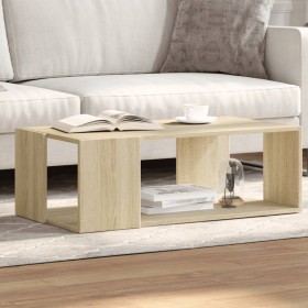 Engineered wood Sonoma oak coffee table 89.5x48x30 cm by , Coffee table - Ref: Foro24-848152, Price: 53,99 €, Discount: %