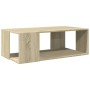 Mesa de centro madera de ingeniería roble Sonoma 89,5x48x30 cm de , Mesas de centro - Ref: Foro24-848152, Precio: 53,87 €, De...