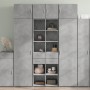 Aparador alto madera de ingeniería gris hormigón 70x42,5x185 cm de , Aparadores - Ref: Foro24-3281465, Precio: 185,55 €, Desc...