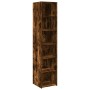 Tall smoked oak engineered wood sideboard 40x41x185 cm by , Sideboards - Ref: Foro24-3281670, Price: 109,24 €, Discount: %