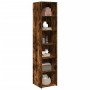 Aparador alto madera de ingeniería roble ahumado 40x41x185 cm de , Aparadores - Ref: Foro24-3281670, Precio: 109,41 €, Descue...